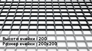 Георешетка 200 Ячейка: 200х200